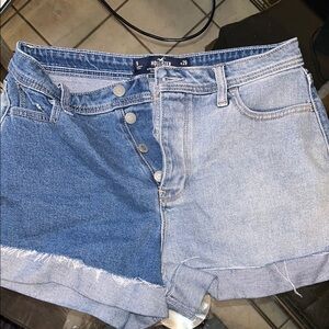 Hollister Women's Two-Tone Denim Shorts